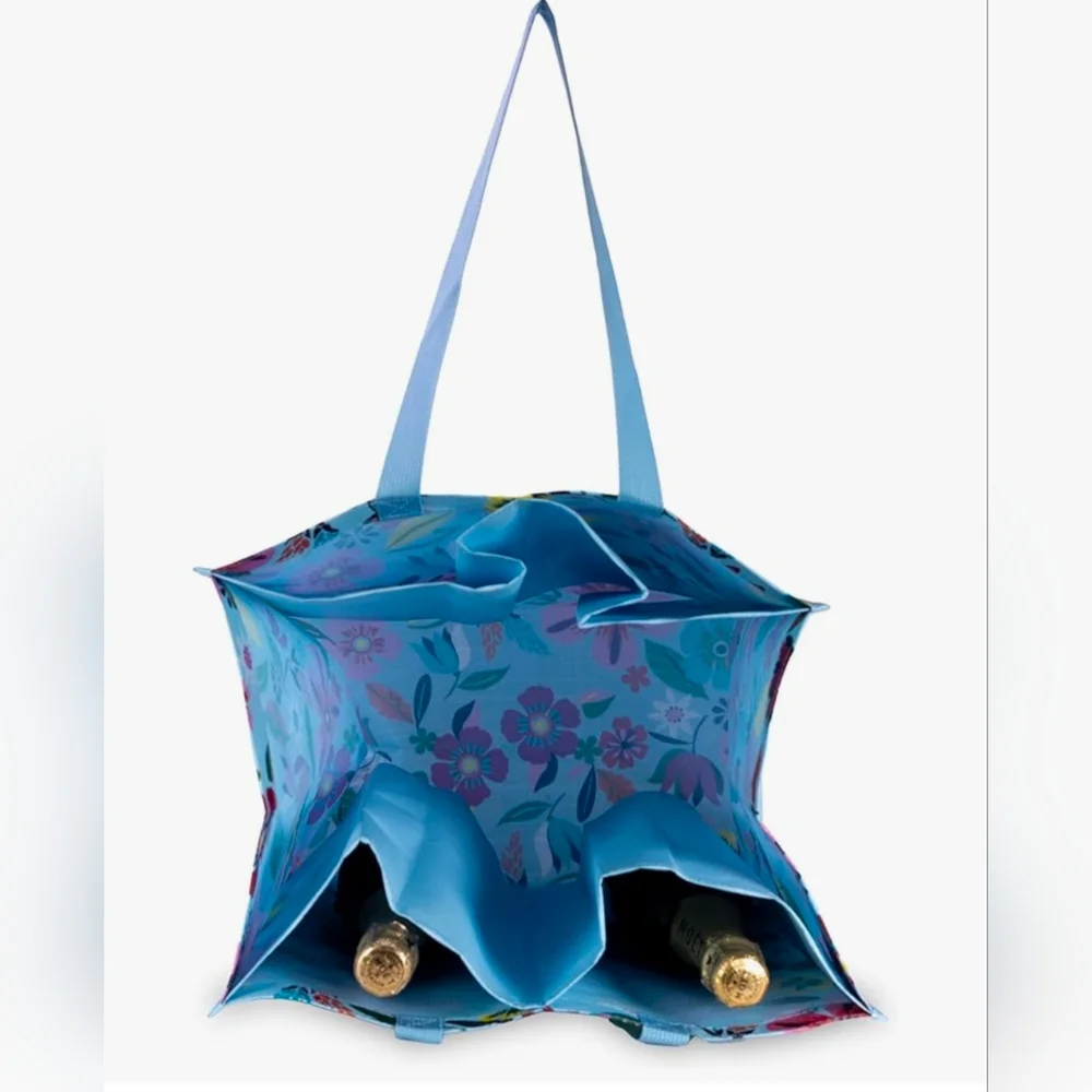 Kate Spade Blue Floral Tote Bag - Picture 3 of 4
